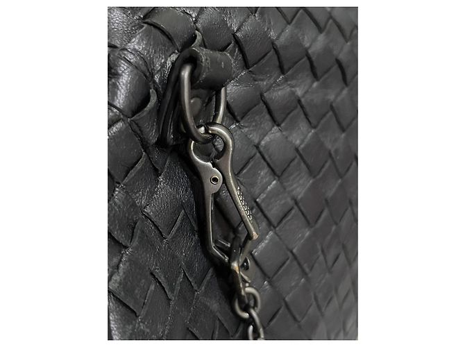 Bottega Veneta Pochette Intrecciato in pelle Nero - vista 17