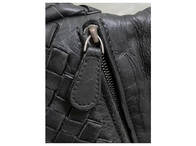 Bottega Veneta Pochette Intrecciato in pelle Nero - vista 18