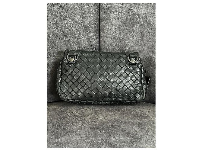 Bottega Veneta Pochette Intrecciato in pelle Nero - vista 3