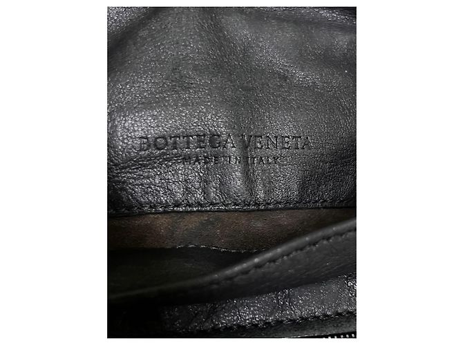 Bottega Veneta Pochette Intrecciato in pelle Nero - vista 9