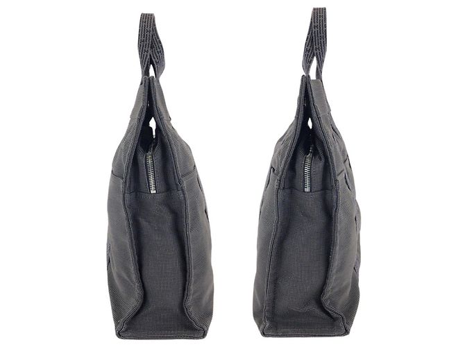 Hermès HERMES Herline MM Tote Tasche Grau Braun - Ansicht 7