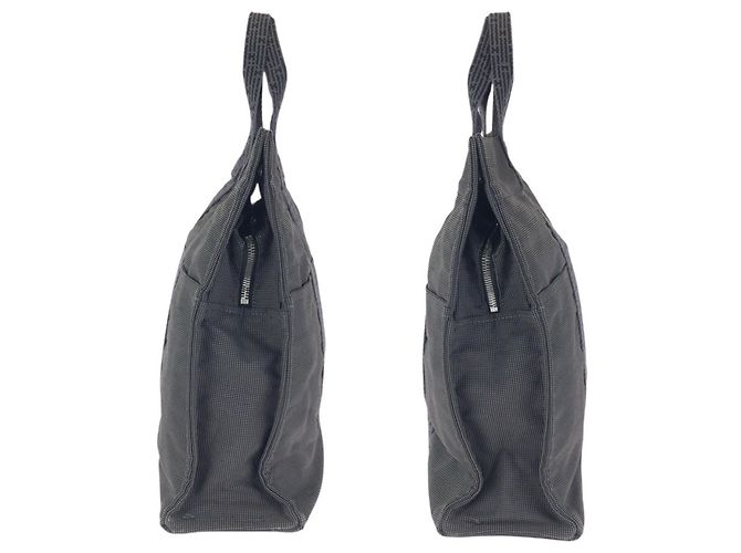 Hermès Borsa Tote Hermes Herline MM Grigia Marrone - vista 8