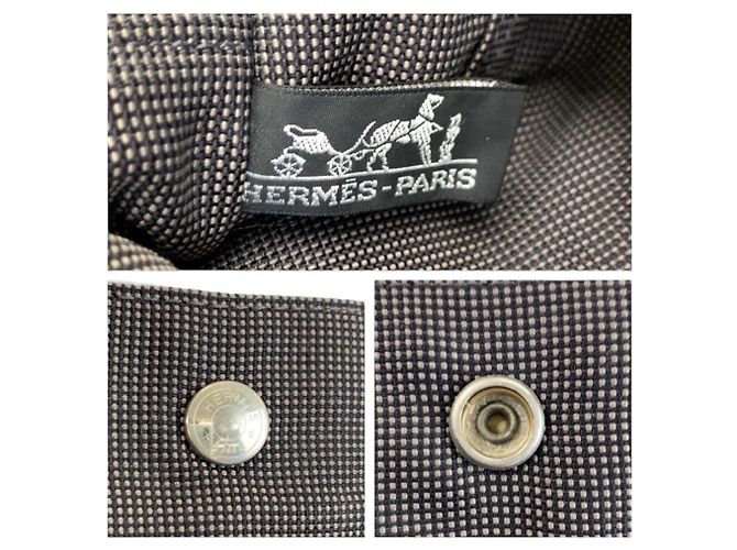 Hermès Hermes Herline MM Tote Tasche Grau Braun - Ansicht 3
