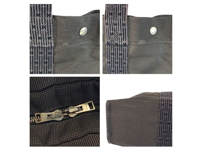 Hermès Hermes Herline MM Tote Tasche Grau Braun - Ansicht 5