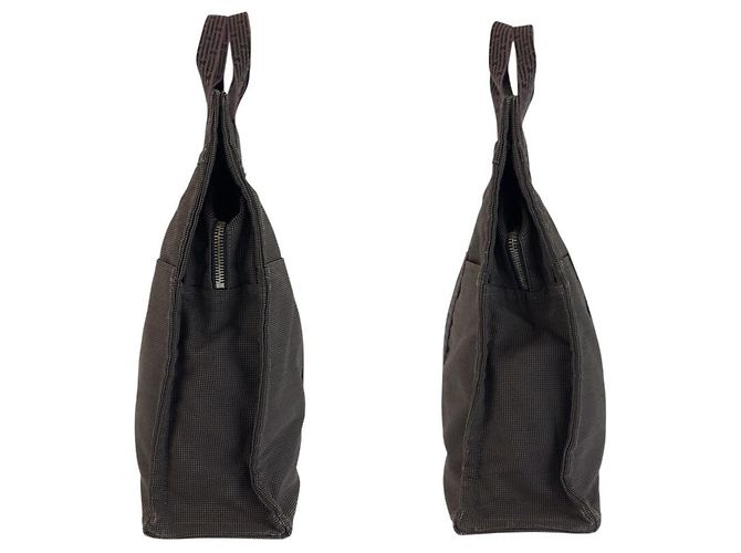 Hermès Hermes Herline MM Tote Tasche Grau Braun - Ansicht 7