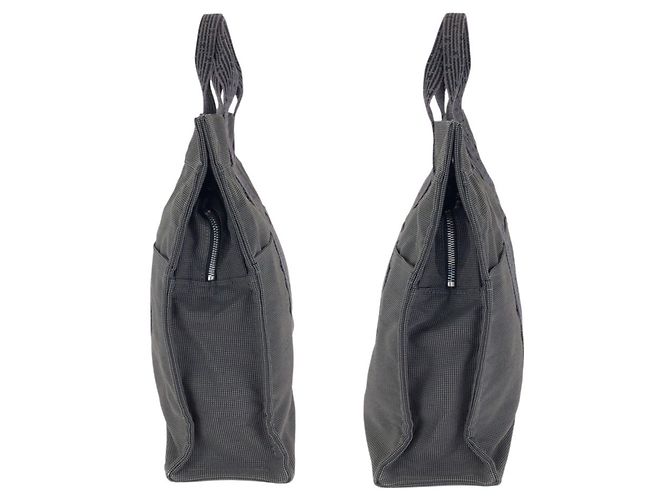 Hermès Hermes Herline MM Tote Tasche Grau Braun - Ansicht 7