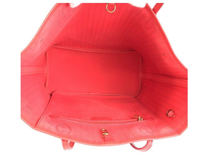 Borsa Tote Louis Vuitton Monogram Totem Neverfull MM Marrone Rosso Monogramma - vista 8