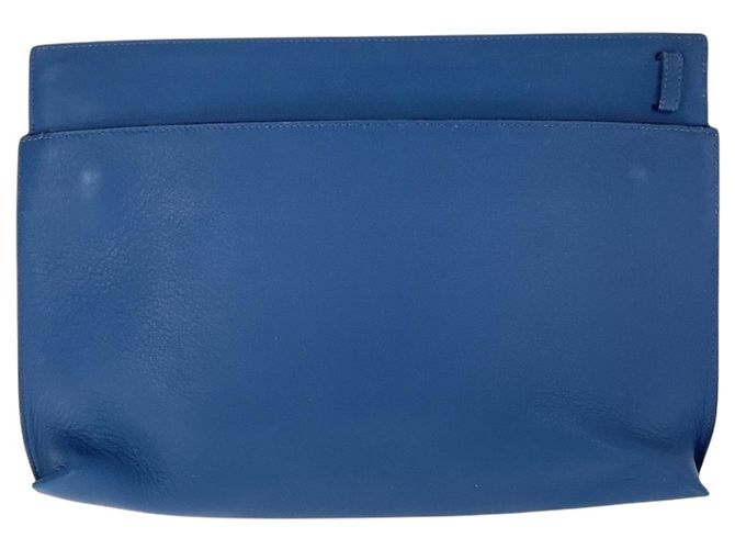 Clutch Loewe T Pouch Bianco Blu - vista 2