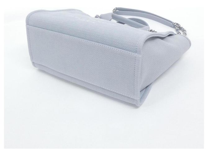 Borsa Chanel Deauville Line AS3257 Blu chiaro - vista 3