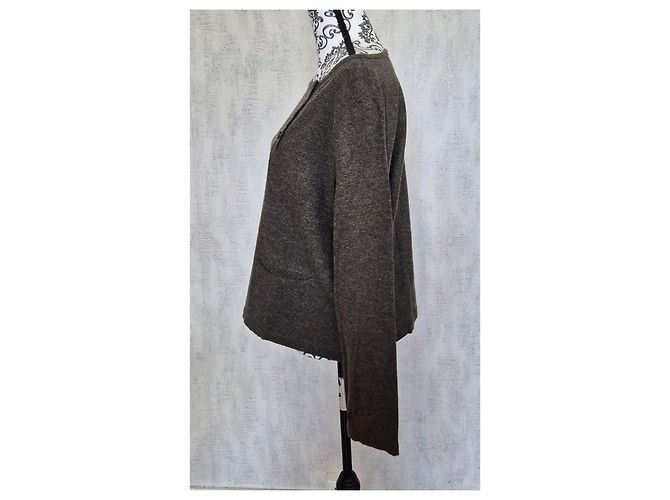 Autre Marque Clivianobili Pullover de Malha Cinza Antracite - vista 4
