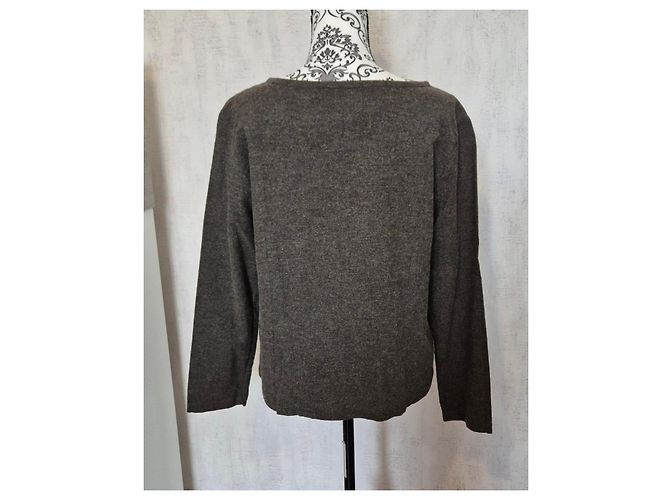 Autre Marque Clivianobili Pullover de Malha Cinza Antracite - vista 5