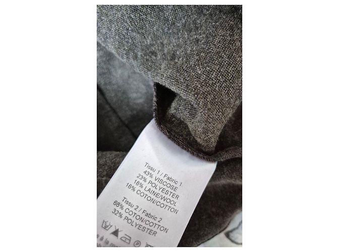 Autre Marque Clivianobili Pullover de Malha Cinza Antracite - vista 7