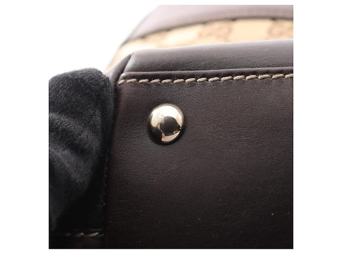 Borsa Tote Gucci GG Canvas Marrone Beige - vista 10