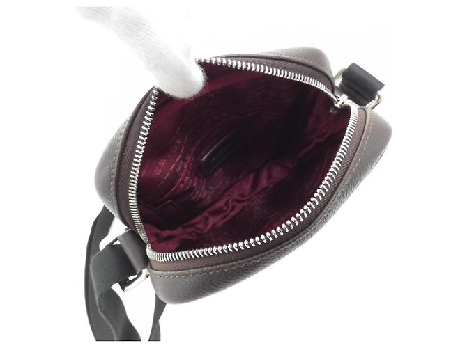 Borsa a Spalla Loewe 323 26 B06 Marrone scuro - vista 7