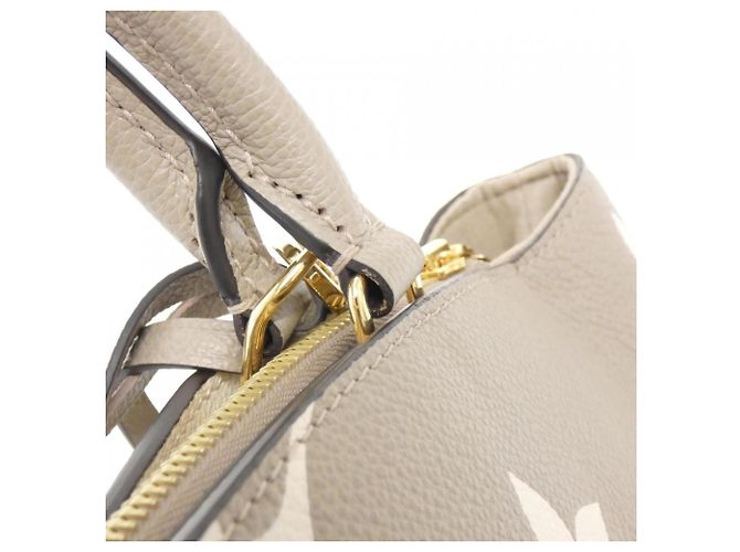 Borsa Louis Vuitton Bicolor Monogram Empreinte Petit Palais PM Grigio - vista 5
