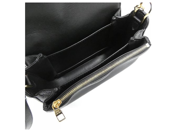 Borsa a Spalla Louis Vuitton Taurillon Vivienne Nero - vista 8