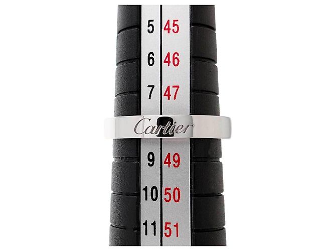 Cartier C de #48 Ring aus Platin - Ansicht 5
