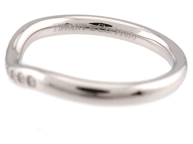 Tiffany & Co. Platin-Ring mit geschwungener Form - Ansicht 2