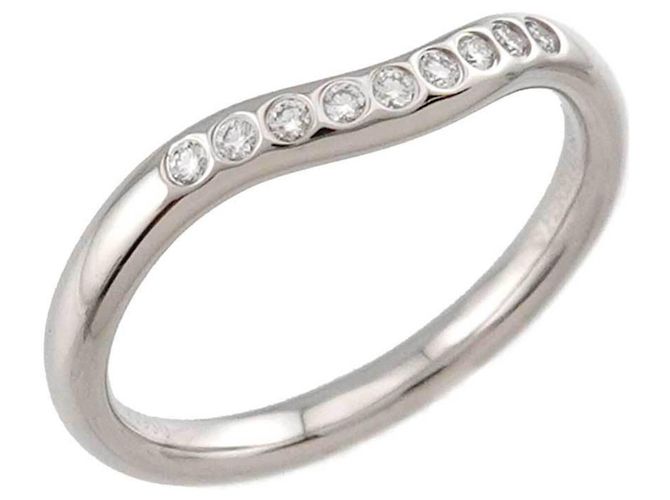 Tiffany & Co. Platin-Ring mit geschwungener Form - Ansicht 4