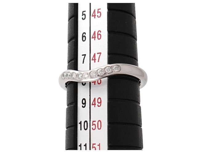 Tiffany & Co. Platin-Ring mit geschwungener Form - Ansicht 5