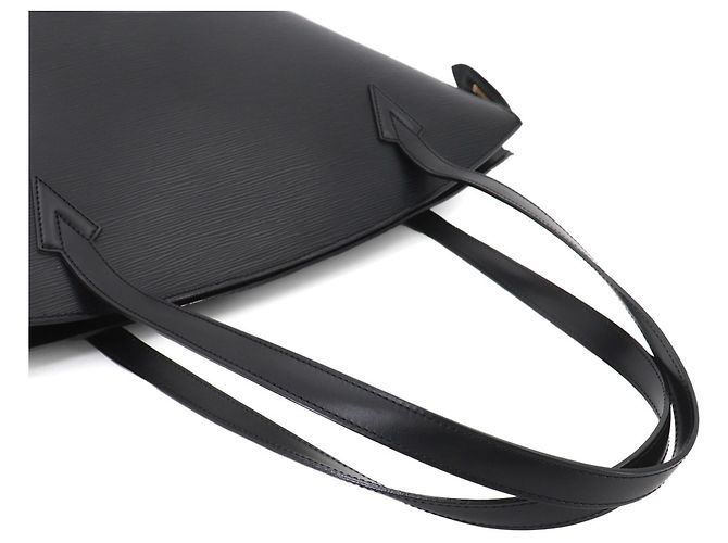 Borsa Tote Louis Vuitton Epi Saint Jacques Nero - vista 4
