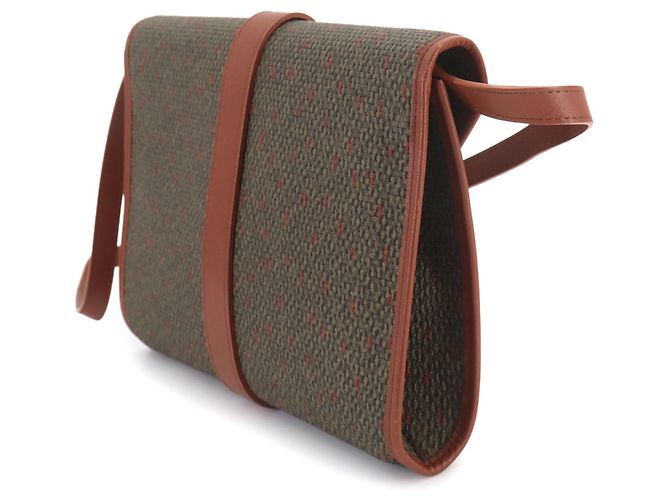 Borsa a tracolla e clutch 2-Way Yves Saint Laurent Marrone Verde - vista 2