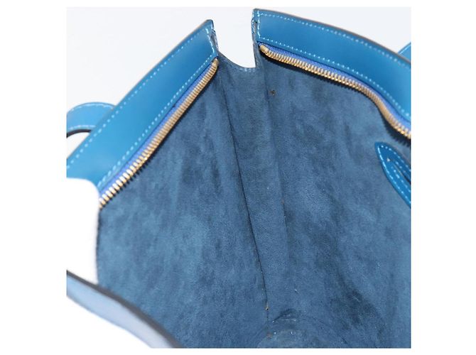 LOUIS VUITTON Epi Saint Jacques Borsa a Spalla Shopping Blu M52275 Auth 183305SAV - vista 20
