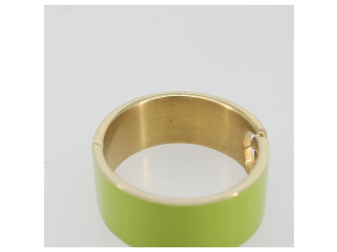 Bracciale rigido GUCCI in metallo S Verde Auth yk20445M - vista 7