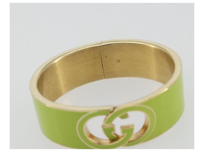 Bracciale rigido GUCCI in metallo S Verde Auth yk20445M - vista 8