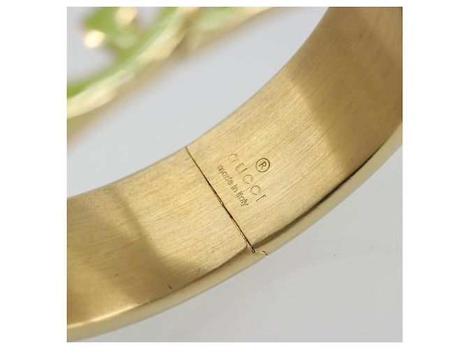 Bracciale rigido GUCCI in metallo S Verde Auth yk20445M - vista 9