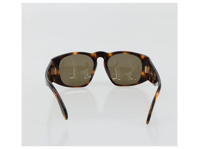 Gafas de sol CHANEL de Plástico Marrón Oro CC Auth yk20489M Castaño Dorado - vista 2