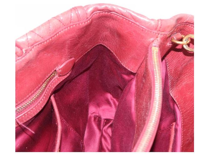 Borsa a mano Miu Miu Matelasse in pelle 2way Rosa Oro Auth gh2131 D'oro - vista 21