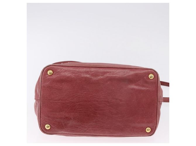 Borsa a mano Miu Miu Matelasse in pelle 2way Rosa Oro Auth gh2131 D'oro - vista 5