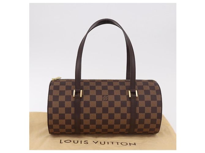 LOUIS VUITTON Borsa Papillon 30 Damier Ebene N51303 LV Auth 183697V - vista 12