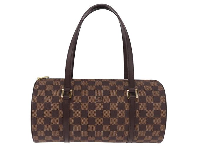 LOUIS VUITTON Borsa Papillon 30 Damier Ebene N51303 LV Auth 183697V - vista 13