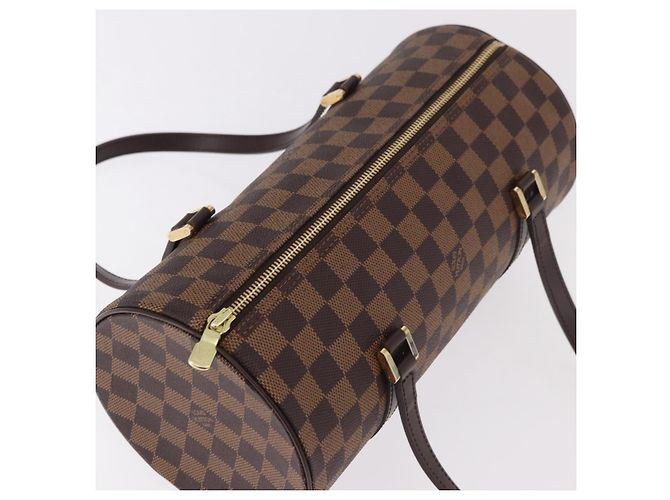 LOUIS VUITTON Borsa Papillon 30 Damier Ebene N51303 LV Auth 183697V - vista 6