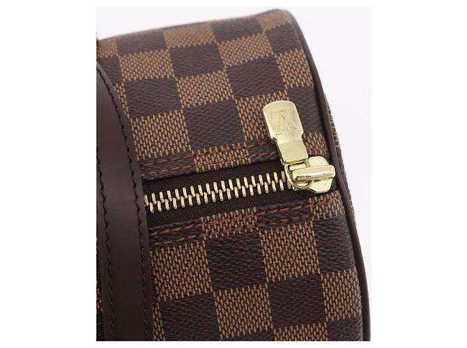 LOUIS VUITTON Borsa Papillon 30 Damier Ebene N51303 LV Auth 183697V - vista 9