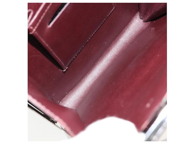LOUIS VUITTON Bolsa Damier Vernis Anju GM Vermelho Carmine N92108 LV Auth bs35470 - vista 10