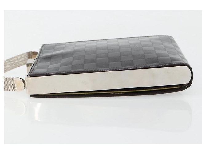 LOUIS VUITTON Bolsa Damier Vernis Anju GM Vermelho Carmine N92108 LV Auth bs35470 - vista 4