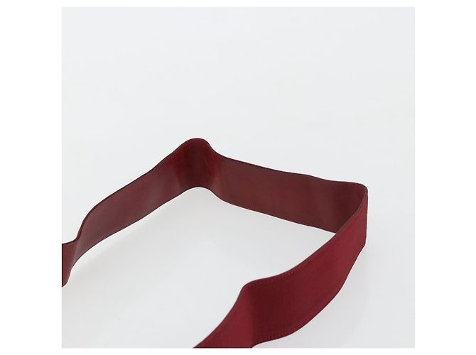 Borsa a tracolla Salvatore Ferragamo Vala in tela e pelle rosso oro Auth ka4578A D'oro - vista 14