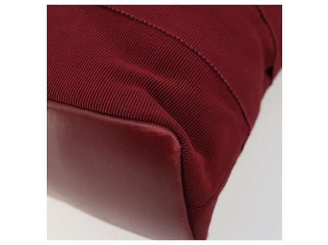 Borsa a tracolla Salvatore Ferragamo Vala in tela e pelle rosso oro Auth ka4578A D'oro - vista 16