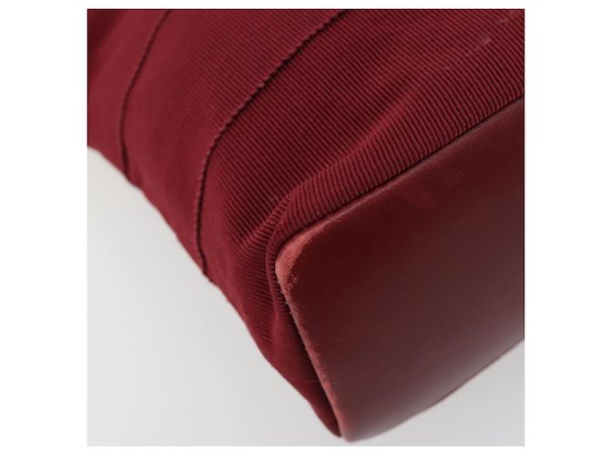 Borsa a tracolla Salvatore Ferragamo Vala in tela e pelle rosso oro Auth ka4578A D'oro - vista 17
