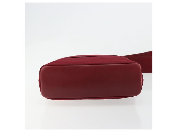 Borsa a tracolla Salvatore Ferragamo Vala in tela e pelle rosso oro Auth ka4578A D'oro - vista 5