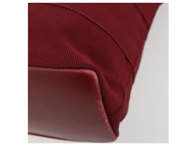Borsa a tracolla Salvatore Ferragamo Vala in tela e pelle rosso oro Auth ka4578A D'oro - vista 8
