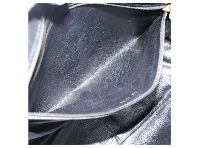 Borsa FENDI in pelle nera e oro Auth bs35415 Nero D'oro - vista 11
