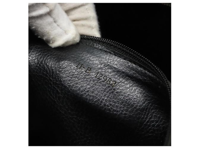 Borsa FENDI in pelle nera e oro Auth bs35415 Nero D'oro - vista 12
