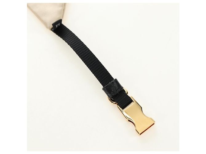 Guinzaglio per cani con collare PRADA in raso oro Auth 182053V - vista 10