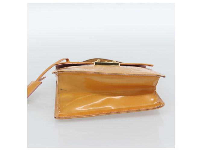 LOUIS VUITTON Monogram Vernis Spring Street Hand Bag Pink M91033 LV Auth 183622 - vista 5