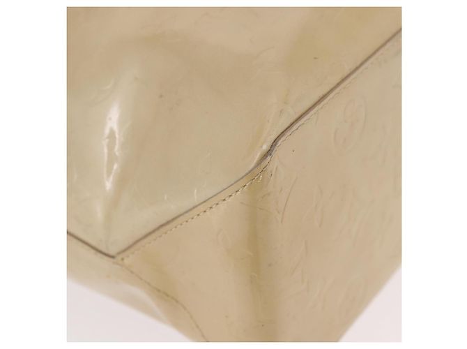 LOUIS VUITTON Borsa Monogram Vernis Reade MM Beige M91141 LV Auth 184220 - vista 16