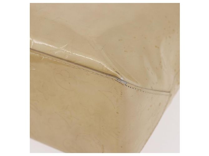 LOUIS VUITTON Borsa Monogram Vernis Reade MM Beige M91141 LV Auth 184220 - vista 17